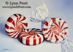 236x167 Original Oil Painting - Peppermint Painting