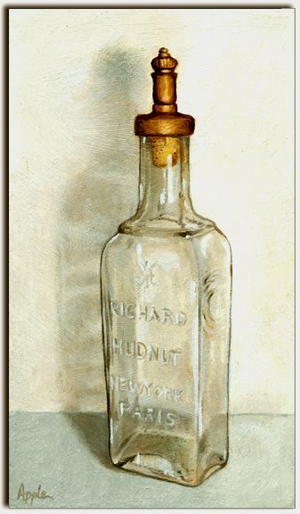 337x576 Linda Apple - Perfume Bottle Painting