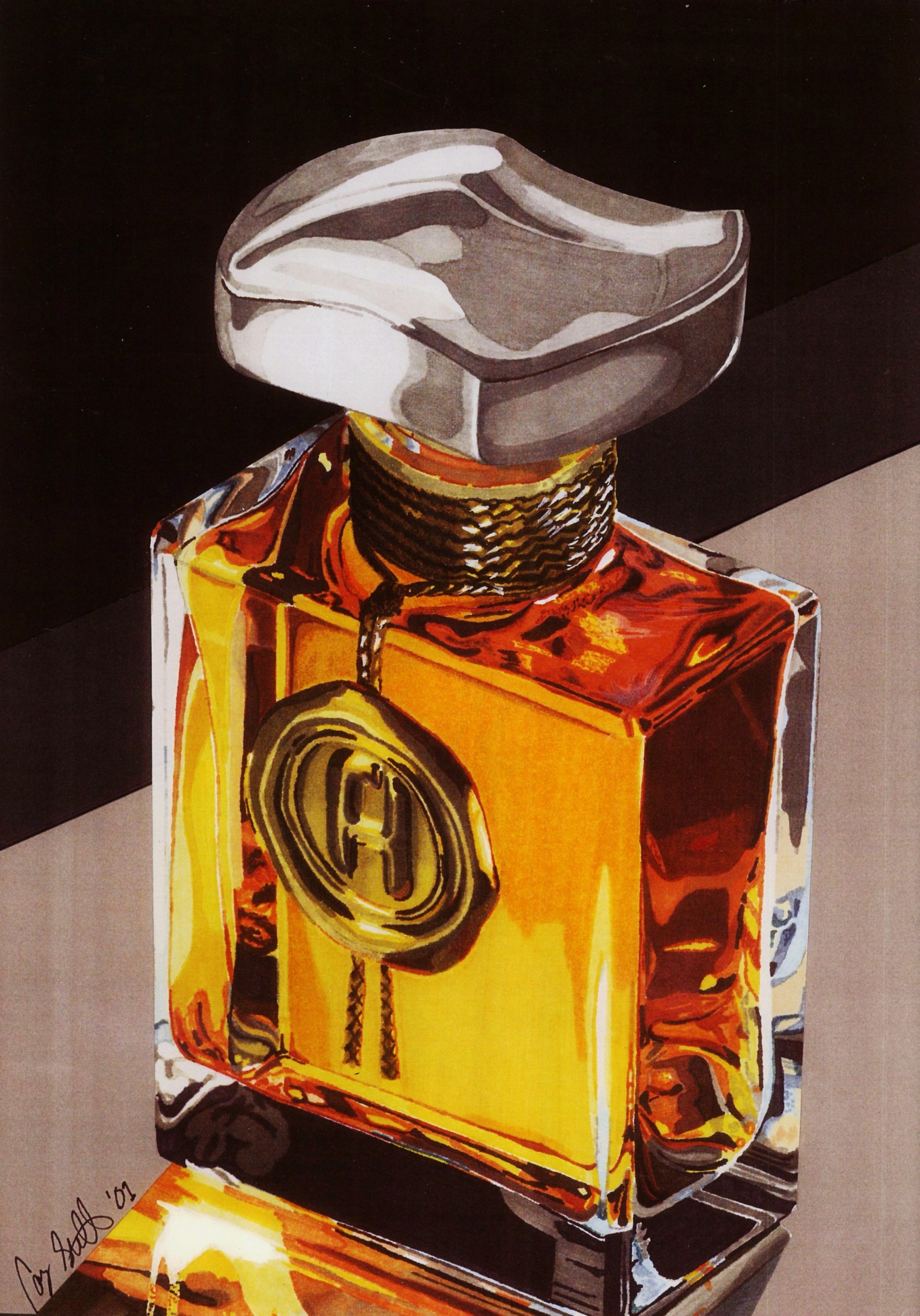 Perfume Bottle Painting at Explore collection of
