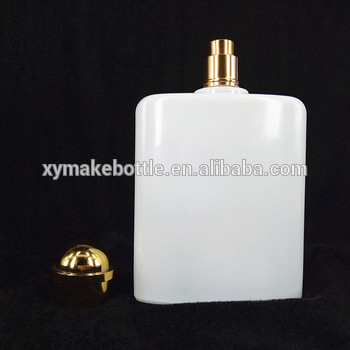 350x350 White Painting Spray Perfume Bottle With Gold Cap - Perfume Bottle Painting