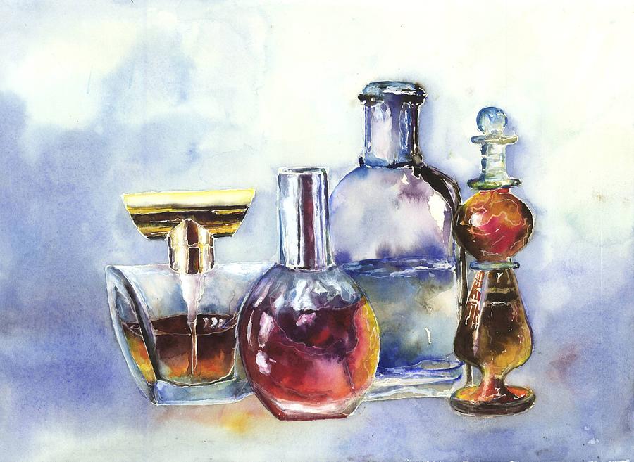 900x657 Perfume Painting By Jitka Krause - Perfume Painting