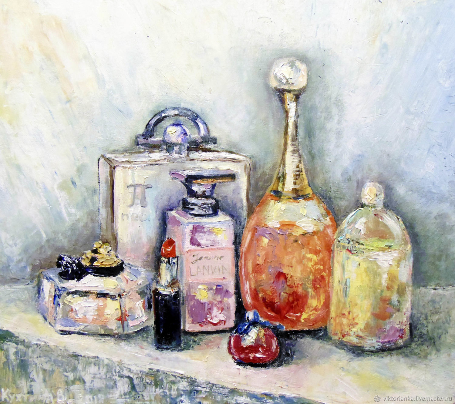1500x1332 Perfume Still Life Oil Painting 35h40 Cm Shopline - Perfume Painting