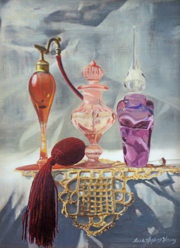 362x500 Still Life Portraits Painted By Atlanta Artist Leah Hopkins Henry - Perfume Painting