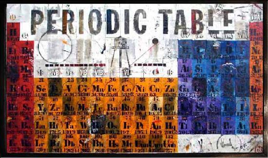550x324 Periodic Table By Blair Bradshaw - Periodic Table Painting