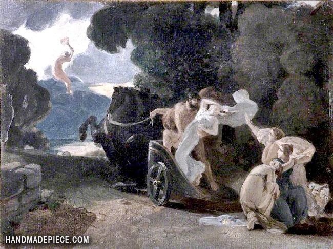 650x485 Joshua Cristall The Rape Of Persephone Reproduction - Persephone Painting