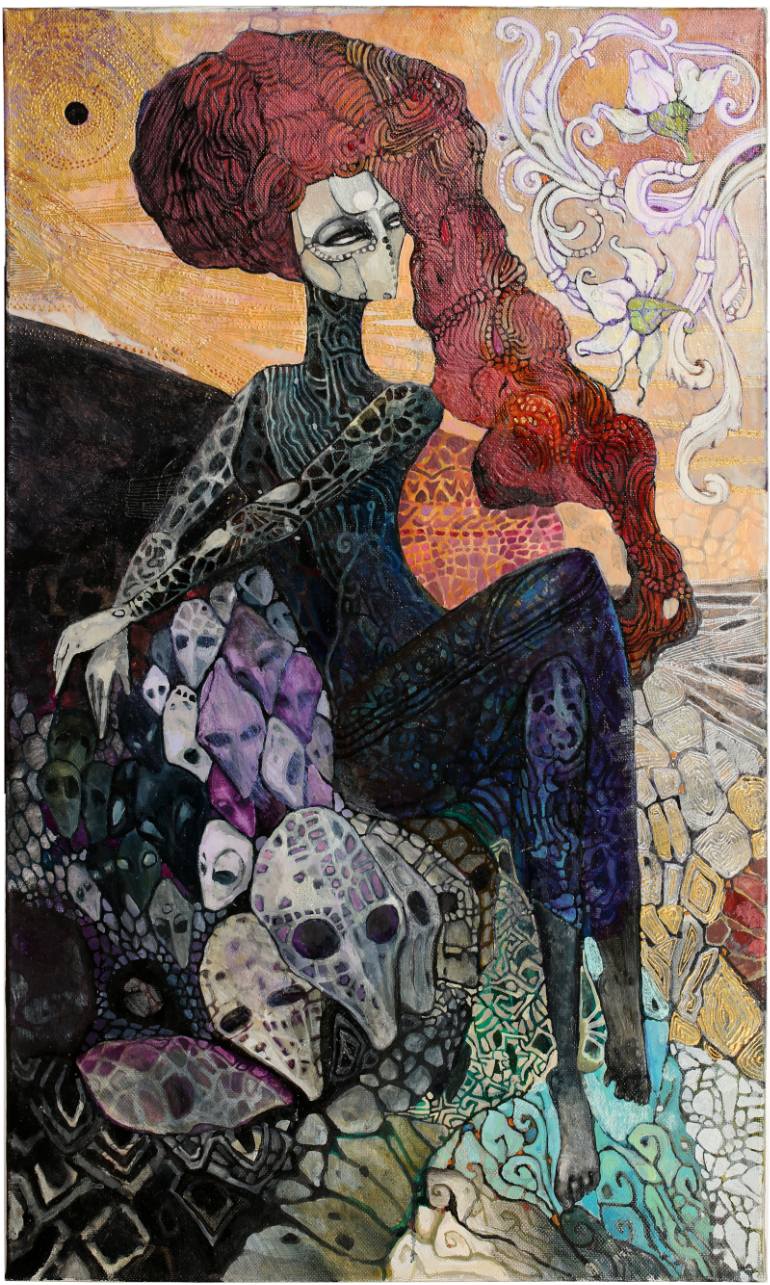 770x1285 Saatchi Art Persephone Painting By Olga Zelinskaya - Persephone Painting