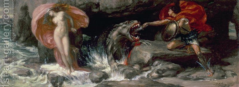 800x292 Perseus And Andromeda Sir Edward John Poynter Reproduction 1st - Perseus And Andromeda Painting