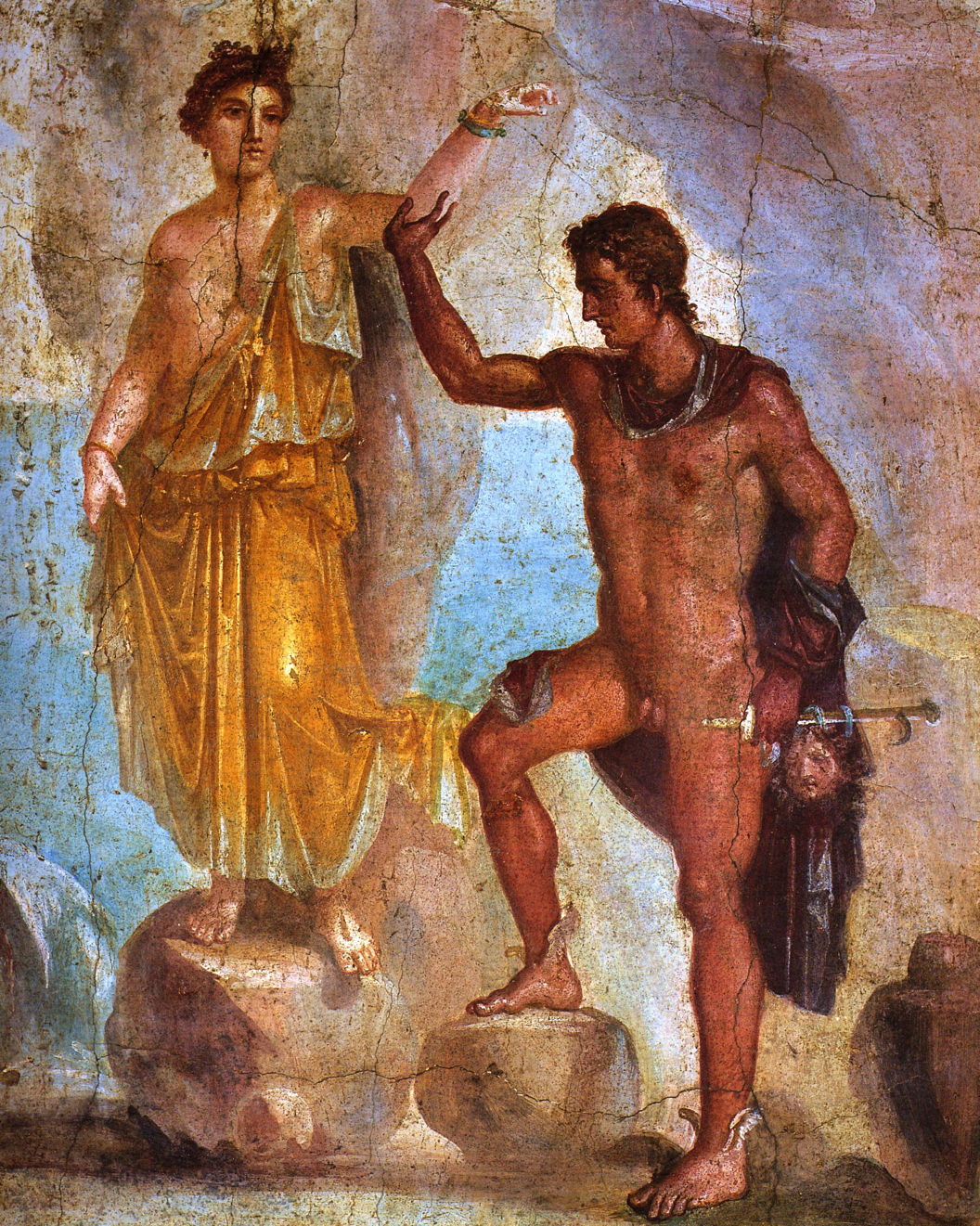 1056x1321 The Story In Paintings Ancient Egypt And Italy The Eclectic - Perseus And Andromeda Painting