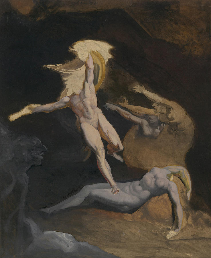 737x900 Perseus Slaying The Medusa Painting By Henry Fuseli - Perseus And Medusa Painting