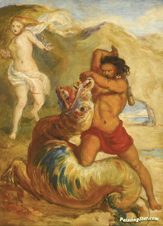 539x750 Perseus Saving Andromeda Artwork By Sir John Everett Millais Oil - Perseus Painting
