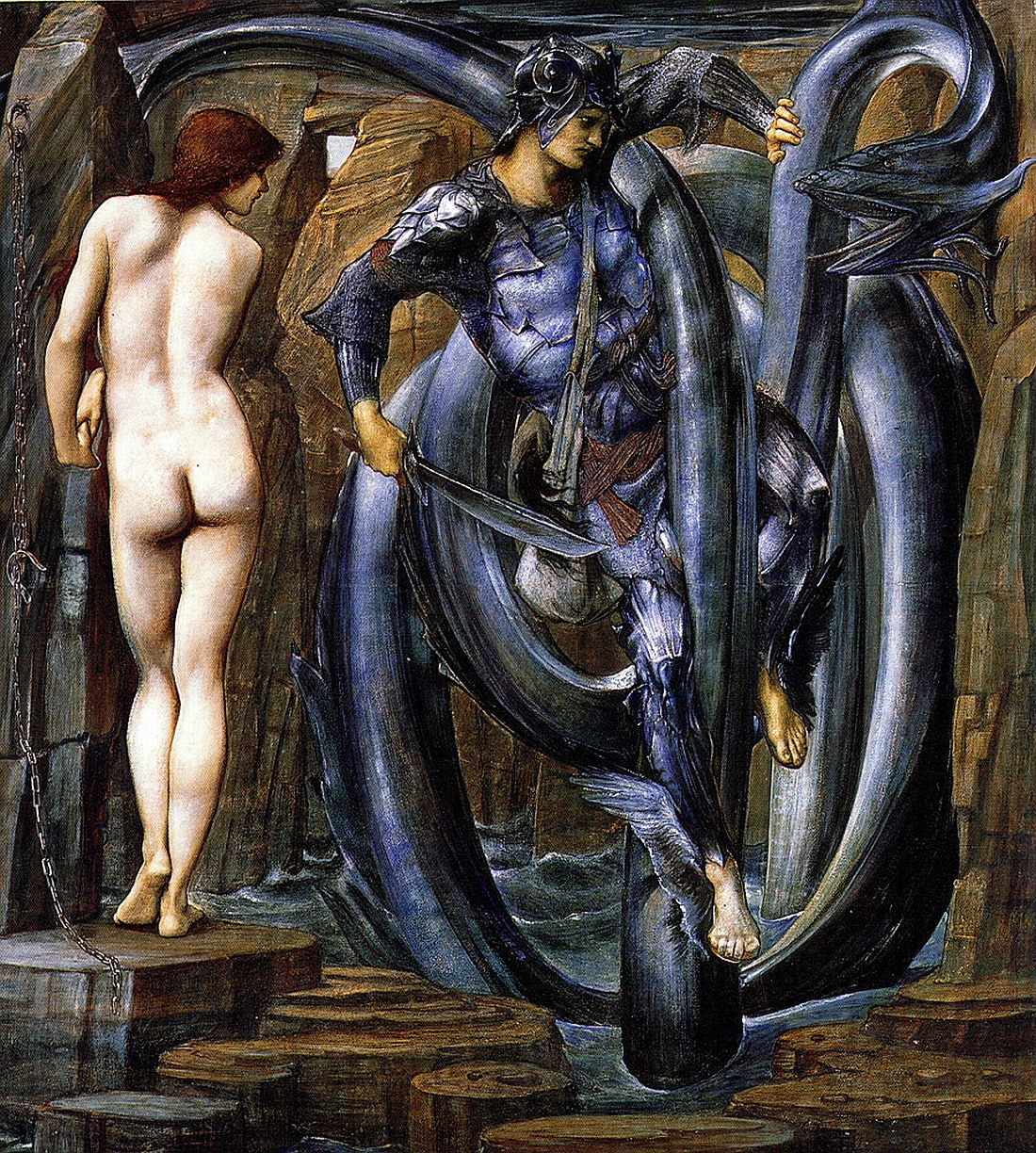 1100x1224 Story In Paintings Perseus And Edward Burne Jones 2 - Perseus Painting
