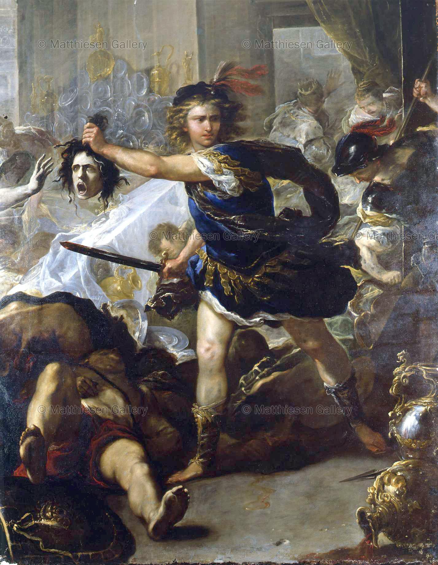 1427x1843 Work Of Art Perseus Turning Phineas And His Followers To Stone - Perseus Painting