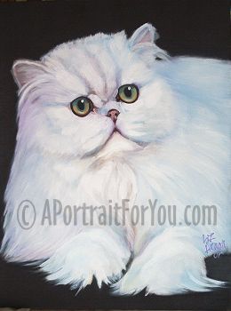 260x350 Persian - Persian Cat Painting