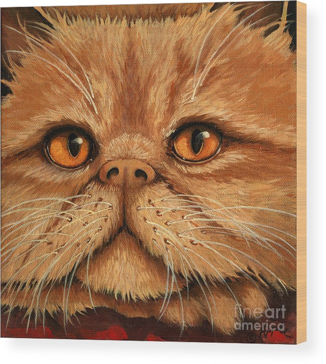 655x732 Persian Cat - Persian Cat Painting
