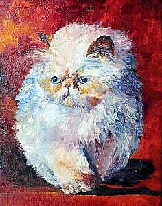 236x300 Persian Cat Paintings - Persian Cat Painting