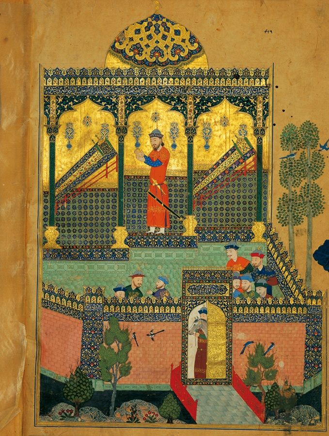 679x900 Persian Miniature - Persian Miniature Painting