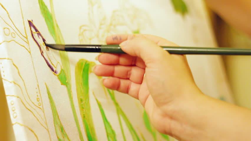 852x480 Painting Department Urmia University - Person Painting