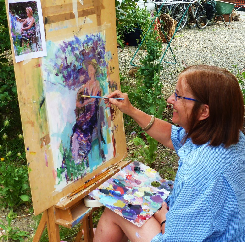 1024x1010 Art Holidays In Italy - Person Painting