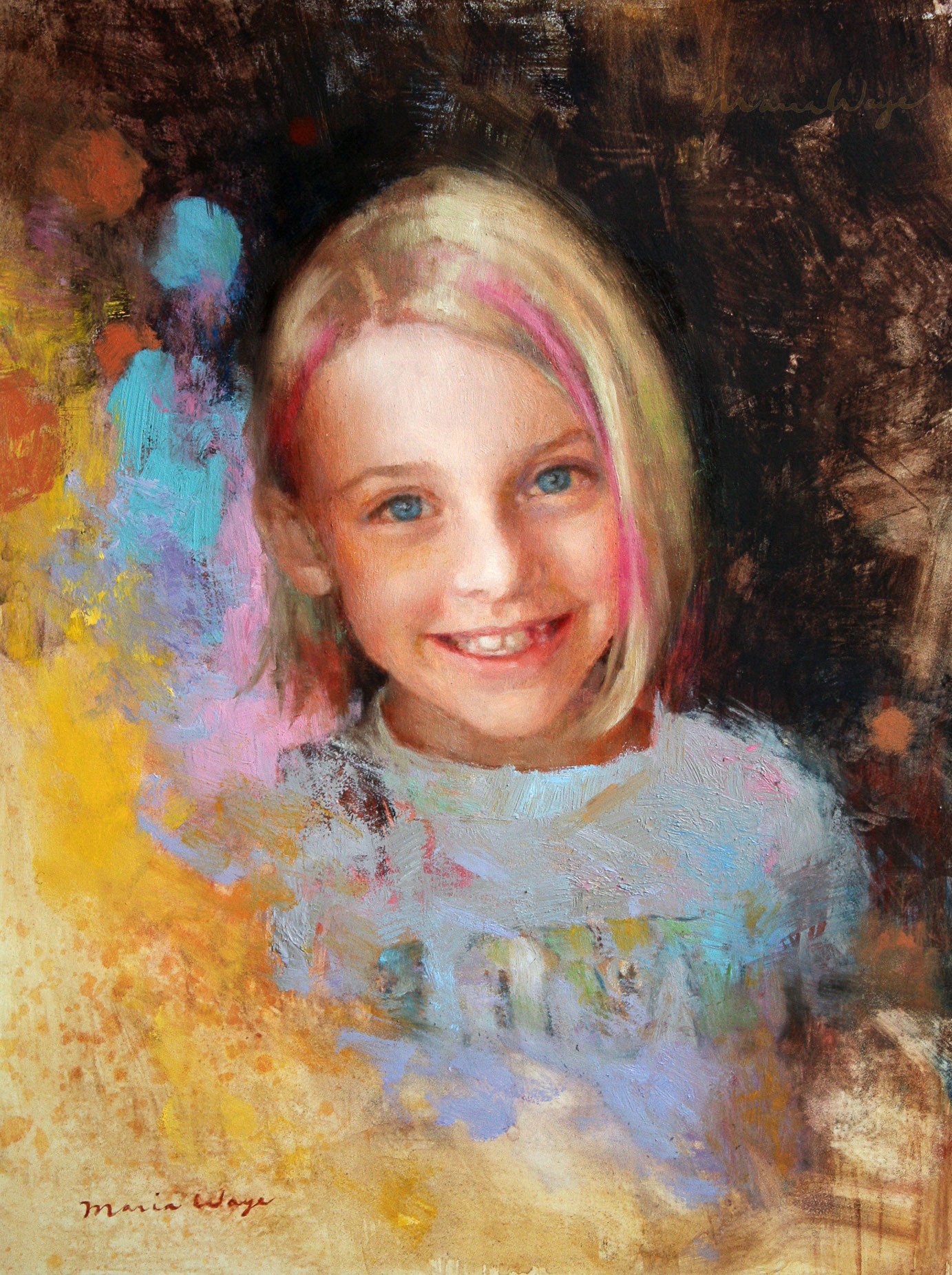 1383x1852 Custom Portrait Oil Painting 12x16 One Person Or Pet (30.48x40.64 - Person Painting