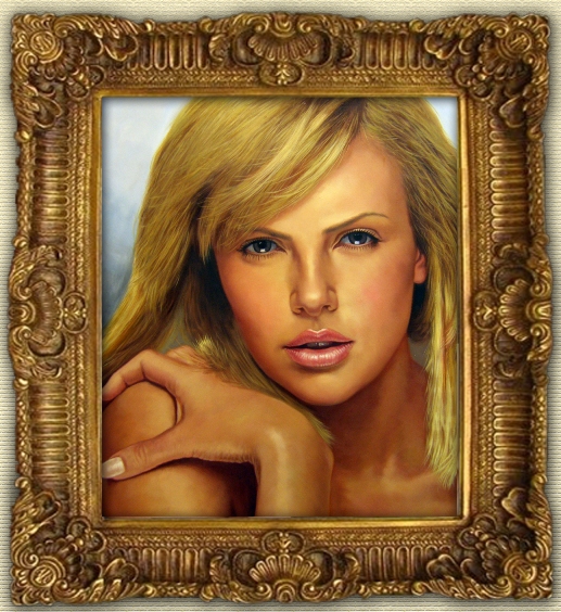 517x564 Just Custom Oil Portraits Affordable Fine Art Oil Painting - Personalized Painting
