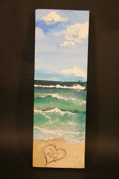 236x354 Names In The Sand, Custom Personalized Painting Of Beach, Custom - Personalized Painting