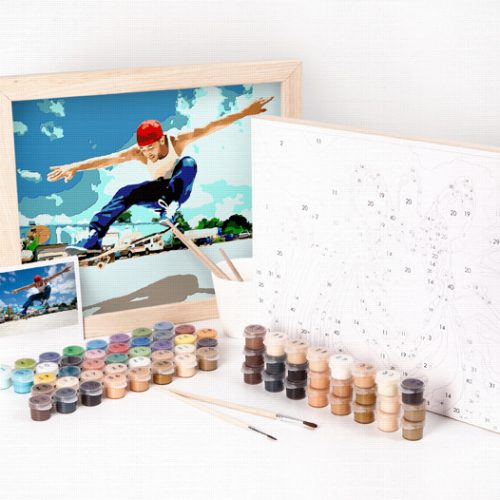 500x500 Personalize A Custom Paint By Number Kit Easy 123 Art - Personalized Painting