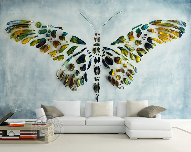 640x510 Personalized Custom Wall Murals 3d Butterfly Painting Wallpaper - Personalized Painting