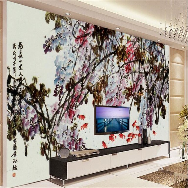 640x640 Beibehang Personalized Custom Wallpaper Freehand Brushwork Chinese - Personalized Painting