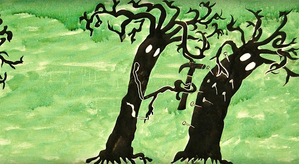 1000x549 Rath Discusses Inspiration For Personified Tree Paintings - Personified Painting