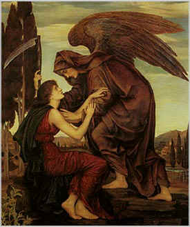 275x329 A Friendly Personification Of Death - Personified Painting