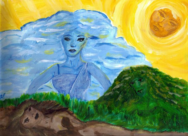 600x436 Fantasy Art By Heather - Personified Painting