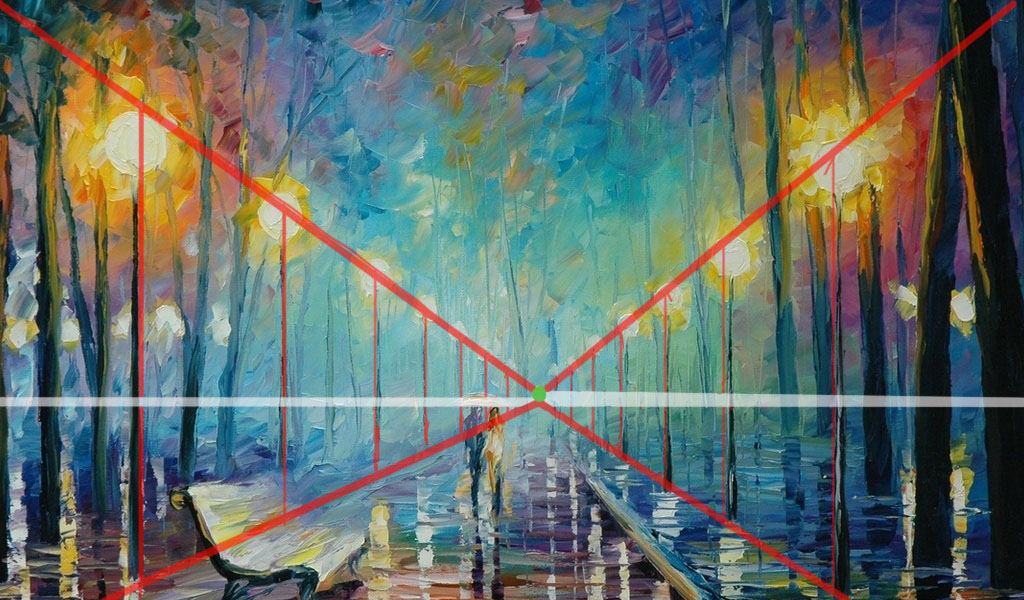 1024x600 How To Paint A Beautiful Landscape In Oil Or Acrylic - Perspective Painting