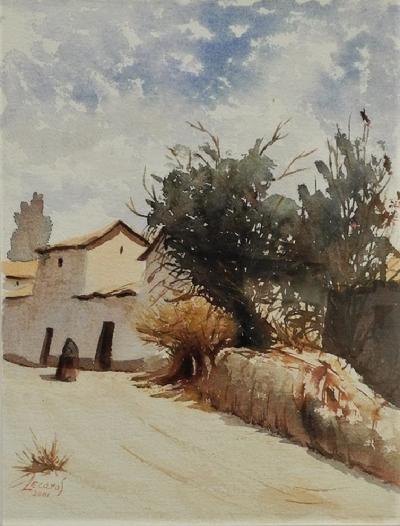 400x526 Peruvian Artist Hugo Lecaros Is Often Called The Van Gogh Of South - Peruvian Artist Oil Painting