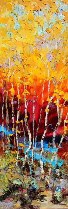 262x800 Troy Collins Mountain Trails Art Gallery Artists Jackson - Peruvian Artist Oil Painting