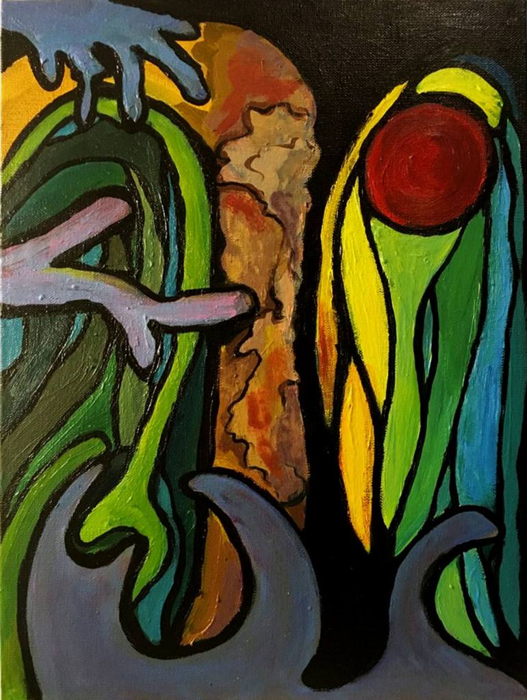 770x1022 Saatchi Art Peruvian Fairy Tales Painting By Gia Gzhel - Peruvian Painting