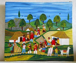 300x249 Folk Art Painting - Peruvian Painting