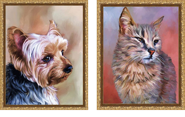 630x400 A Painted Pet Custom Pet Paintings - Pet Painting