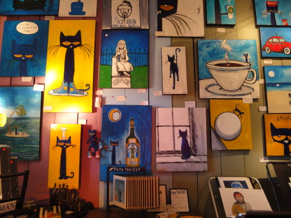 600x450 Pete The Cat Art Photo - Pete The Cat Painting