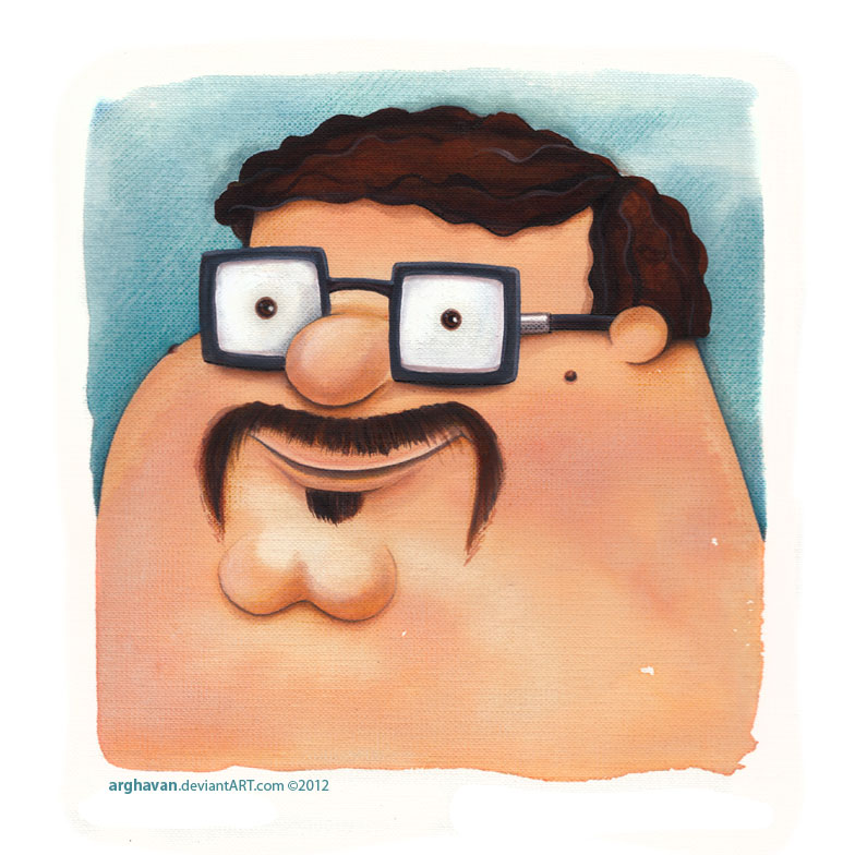 784x784 To Peter Griffin Side Of A Friend By Arghavan - Peter Griffin Painting