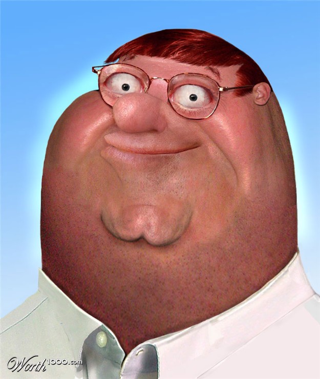 625x740 Untooned Roundup James Maybe - Peter Griffin Painting