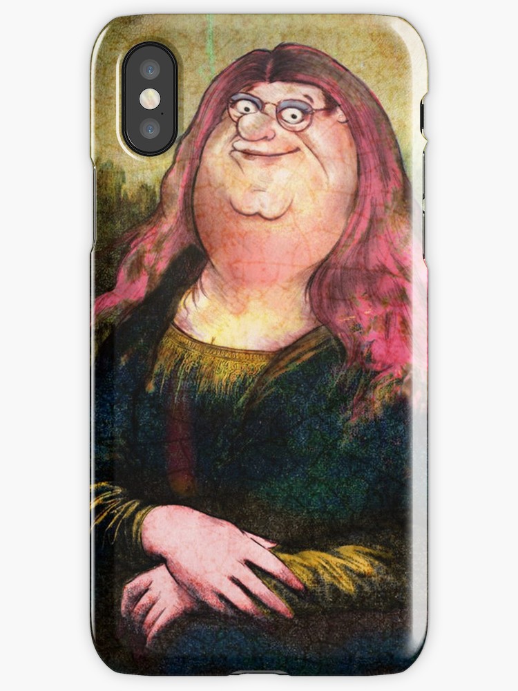 750x1000 Peter Griffin As Mona Lisa Iphone Cases Amp Covers By Matan Kohn - Peter Griffin Painting