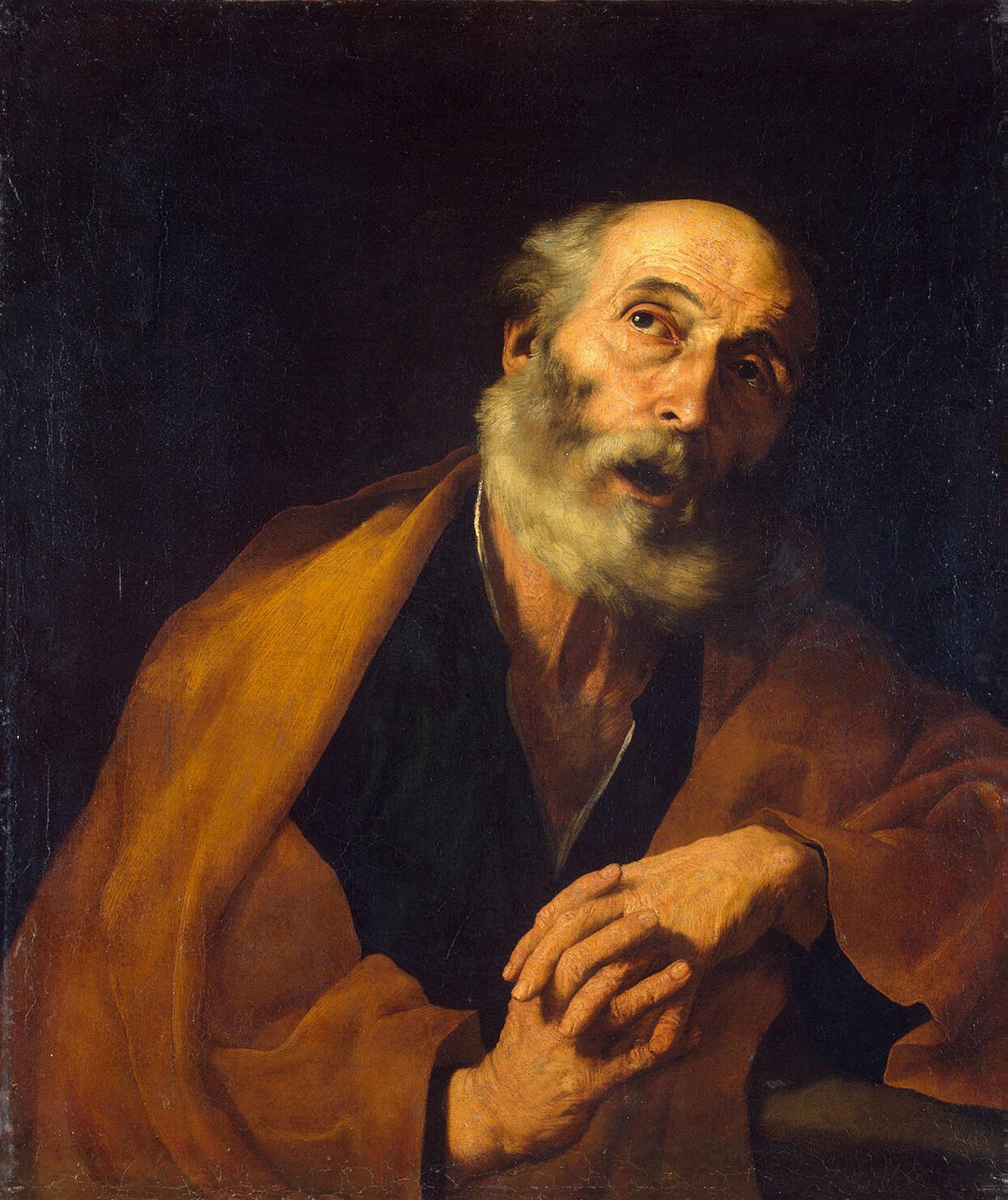 1240x1476 Penitent St Peter Painting Ribera Jose De Oil Paintings - Peter Painting