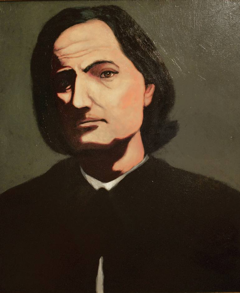 770x941 Saatchi Art Charles Baudelaire Painting By Peter Wise - Peter Painting