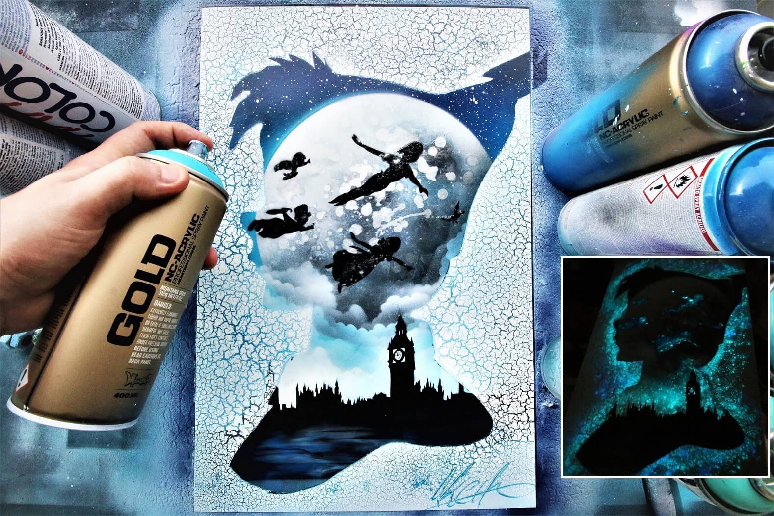 1577x1052 Peter Pan Skech Art - Peter Pan Painting