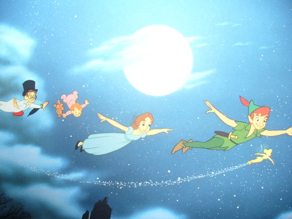 600x450 Peter Pan Painting By Xfadeaway - Peter Pan Painting