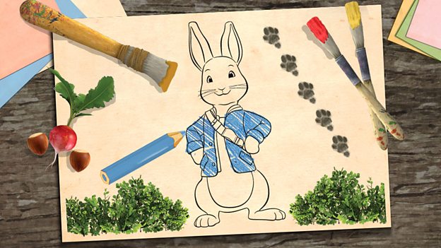 624x351 Make A Peter Rabbit Picture - Peter Rabbit Painting