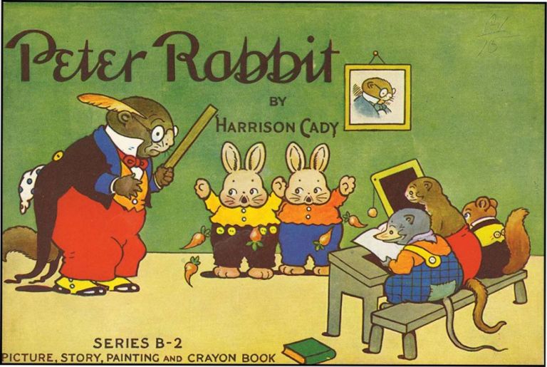 768x515 Peter Rabbit Paint Book Series B 2 Harrison Cady - Peter Rabbit Painting