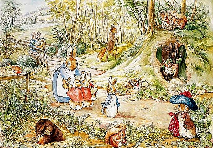 Peter Rabbit Painting at PaintingValley.com | Explore collection of