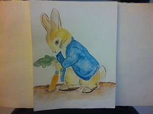 300x224 Beatrix Potter Paintings Fine Art America - Peter Rabbit Painting