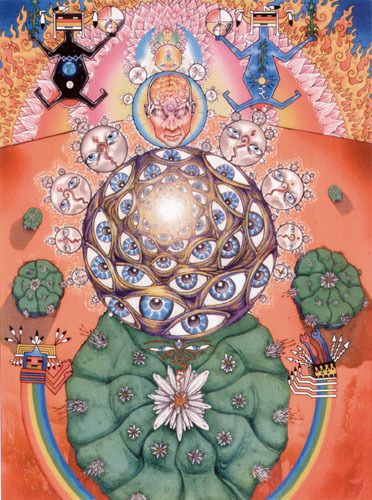 372x500 Peyote Art. Hair Sbhs Theatre Psychedelic - Peyote Painting